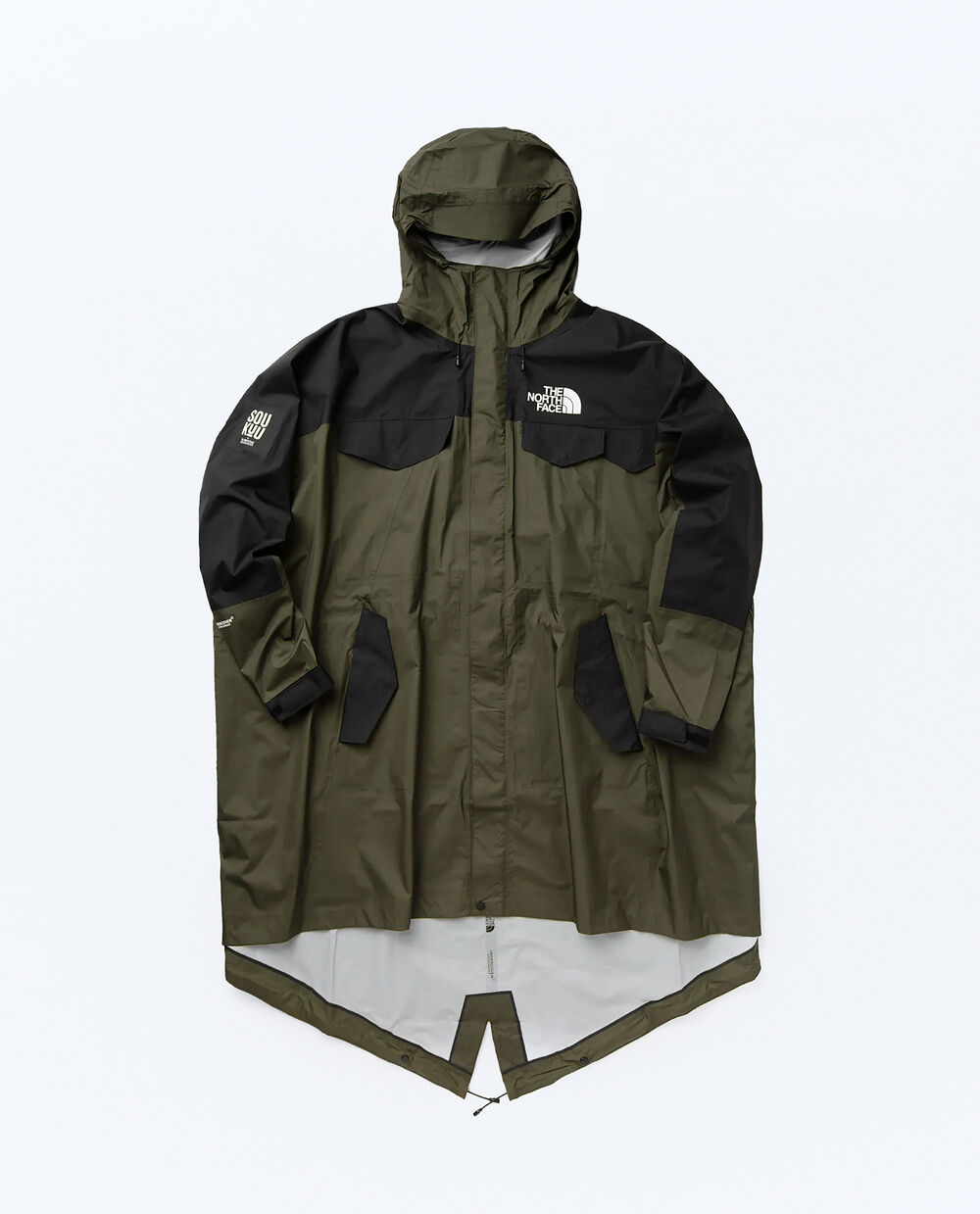 THE NORTH FACE SOUKUU HIKE PACKABLE FISHTAIL SHELL PARKA