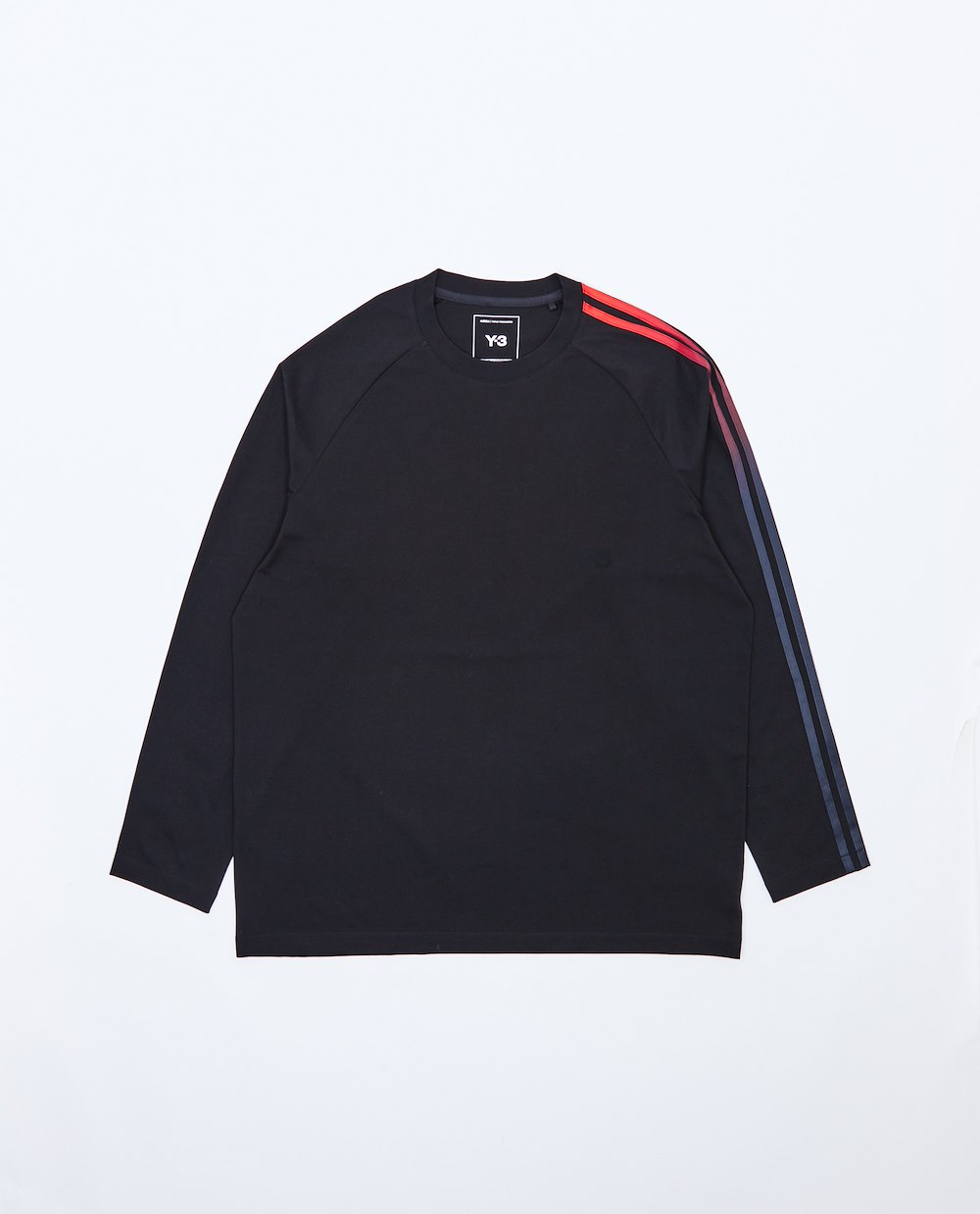 Y-3 Y-3 OVERSIZED GRADIENT STRIPES LONG SLEEVE T-SHIRT
