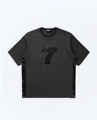 7 DAYS ACTIVE SEQUINNED BASKET TEE