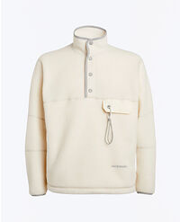 AND WANDER WOOL FLEECE PULLOVER