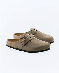 BIRKENSTOCK BOSTON SUEDE TAUPE MEN'S
