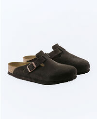 BIRKENSTOCK BOSTON SUEDE BROWN MEN'S