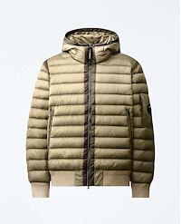 C.P. COMPANY D.D. SHELL HOODED LENS DOWN JACKET