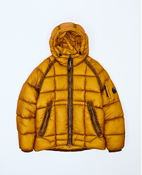 C.P. COMPANY D.D. SHELL HOODED PUFFER JACKET