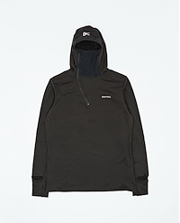 DISTRICT VISION HOODED GRID FLEECE