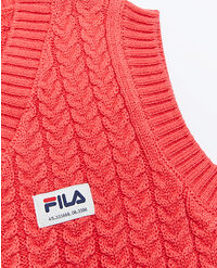 FILA W TARRAGONA KNITTED CROPPED VEST