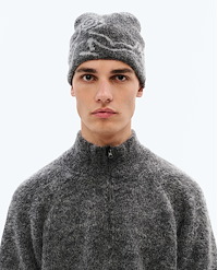 HIKING PATROL MOSCOT MOHAIR MIXED KNIT BEANIE