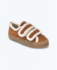 INUIKII W SHEARLING LOW VELCRO