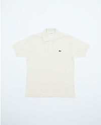 LACOSTE SHORT SLEEVED RIBBED COLLAR SHIRT