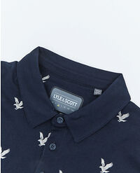 LYLE & SCOTT EAGLE PRINT POLO SHIRT