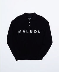 MALBON HAMLOCK LS KNIT POLO