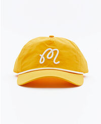 MALBON M SCRIPT NYLON ROPE HAT