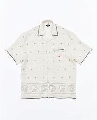 MALBON RONIN LINEN BUTTON DOWN SS