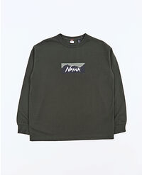 NANGA ECO HYBRID BOX LOG L/S TEE