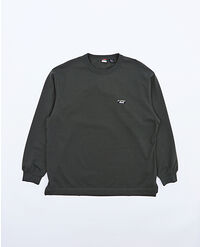 NANGA ECO HYBRID BOX LOGO EMBROIDERY L/S TEE