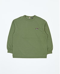 NANGA ECO HYBRID BOX LOGO EMBROIDERY L/S TEE