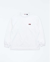 NANGA ECO HYBRID BOX LOGO EMBROIDERY L/S TEE