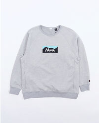 NANGA ECO HYBRID BOX LOGO SWEATSHIRT