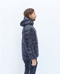NANGA MINIMARHYTHM DOWN ZIP HOODIE