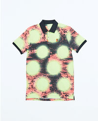 NIKE COURT THE NIKE POLO PRINTED SLIM-FIT POLO