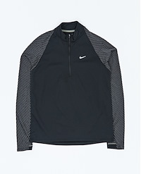 NIKE M DRI-FIT 1/2-ZIP RUNNING TOP WITH REFLECTIVE ACCENTS