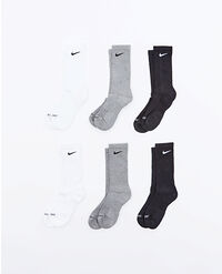 NIKE U EVERYDAY PLUS CUSHIONED TRAINING SOCKS 6 PACK