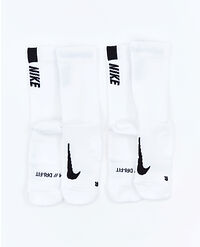 NIKE U NK MULTIPLIER CREW SOCKS 2-PAIRS