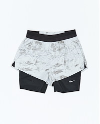 NIKE W SWIFT MID-RISE 2-IN-1 RUNNING SHORTS WITH REFLECTIVE ACCENTS