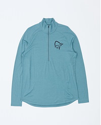 NORRØNA FEMUND PUREULL ZIP NECK M'S