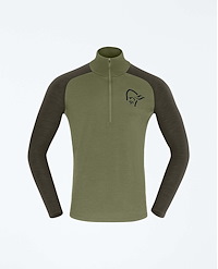 NORRØNA FEMUND PUREULL ZIP NECK