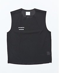OPTIMISTIC RUNNERS PERFORATED CROP TANK TOP
