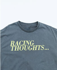 OVER OVER EASY SS TEE - RACING THOUGHTS