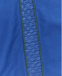 PALMES LACE LS ZIP POLO