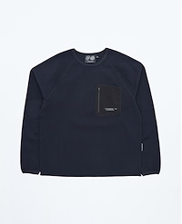 PURPLE MOUNTAIN OBSERVATORY WAFFLE LS TEE