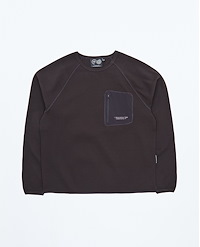 PURPLE MOUNTAIN OBSERVATORY WAFFLE LS TEE