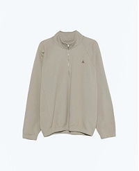 ROA LOGO 490GSM HEAVY HALF ZIP