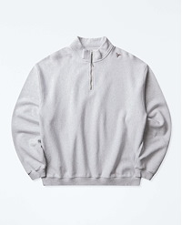 ROA LOGO HALF ZIP SWEATER