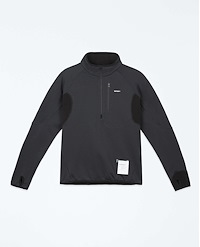 SATISFY FUZZFLEECE GRID HALF-ZIP