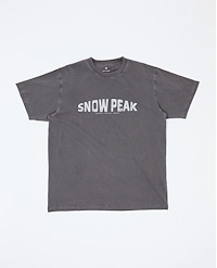 SNOW PEAK RECYCLED COTTON DYED T-SHIRT SP