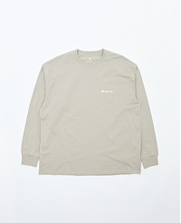 SNOW PEAK SOFT COTTON RELAXED LOGO L/S T-SHIRT