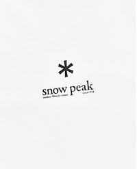 SNOW PEAK SOFT COTTON RELAXED LOGO T-SHIRT