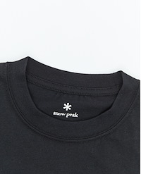 SNOW PEAK SOFT COTTON RELAXED LOGO T-SHIRT