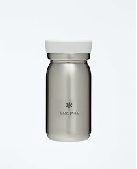 SNOW PEAK STAINLESS VACUUM BOTTLE MILK 350 CLEAR