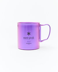 SNOW PEAK TITANIUM DOUBLE WALL 450 MUG