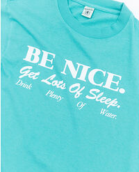 SPORTY & RICH BE NICE T SHIRT