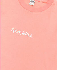 SPORTY & RICH DRINK MORE WATER CROPPED T SHIRT