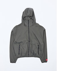 THE NORTH FACE M TNF RED BOX PACKABLE HOODED WIND JACKET