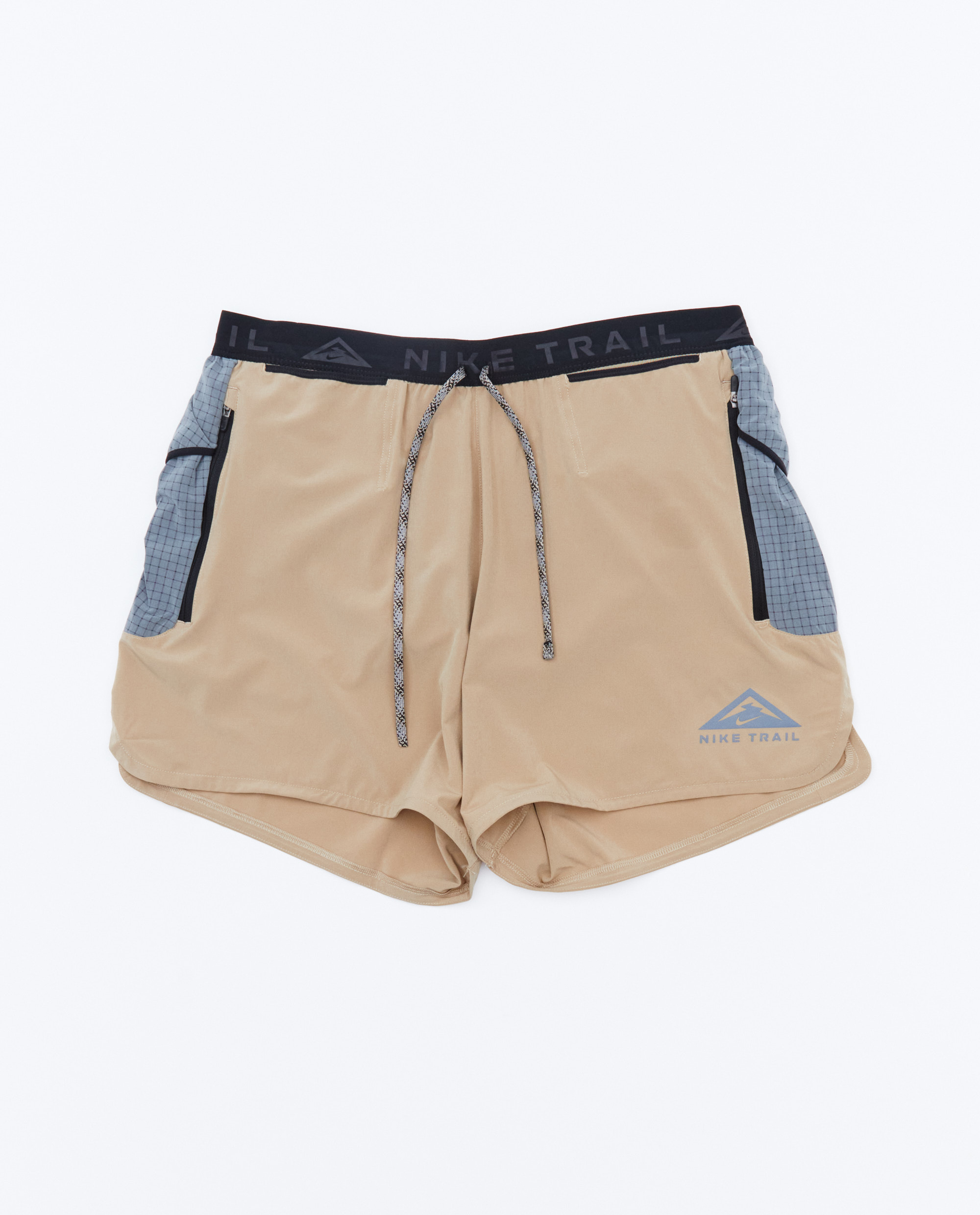 NIKE TRAIL M TRAIL SECOND SUNRISE 5" RUNNING SHORTS KHAKI/SMOKE GREY/BLACK Herr KHAKI/SMOKE GREY/BLACK